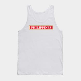 Philippines Sick Filipino Design Tank Top